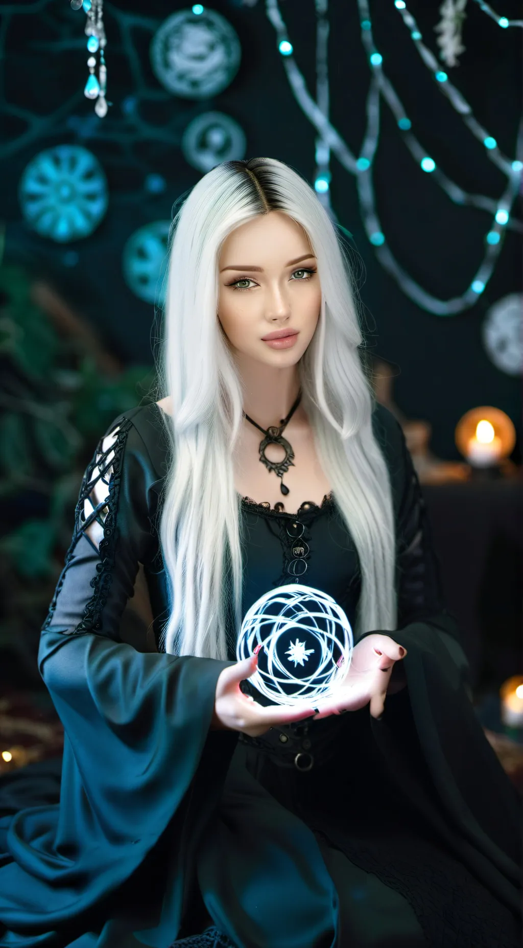 ai character: Solana Blake background