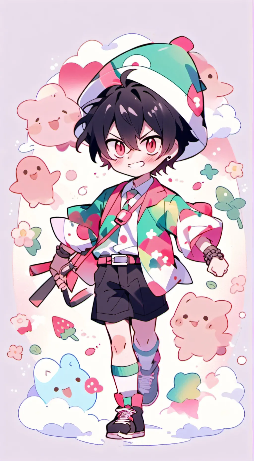 ai character: Aaron baby background