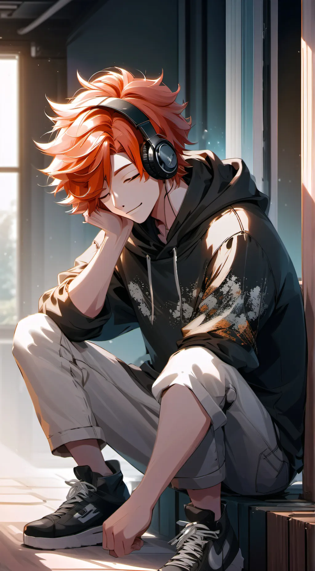 ai character: Theo background