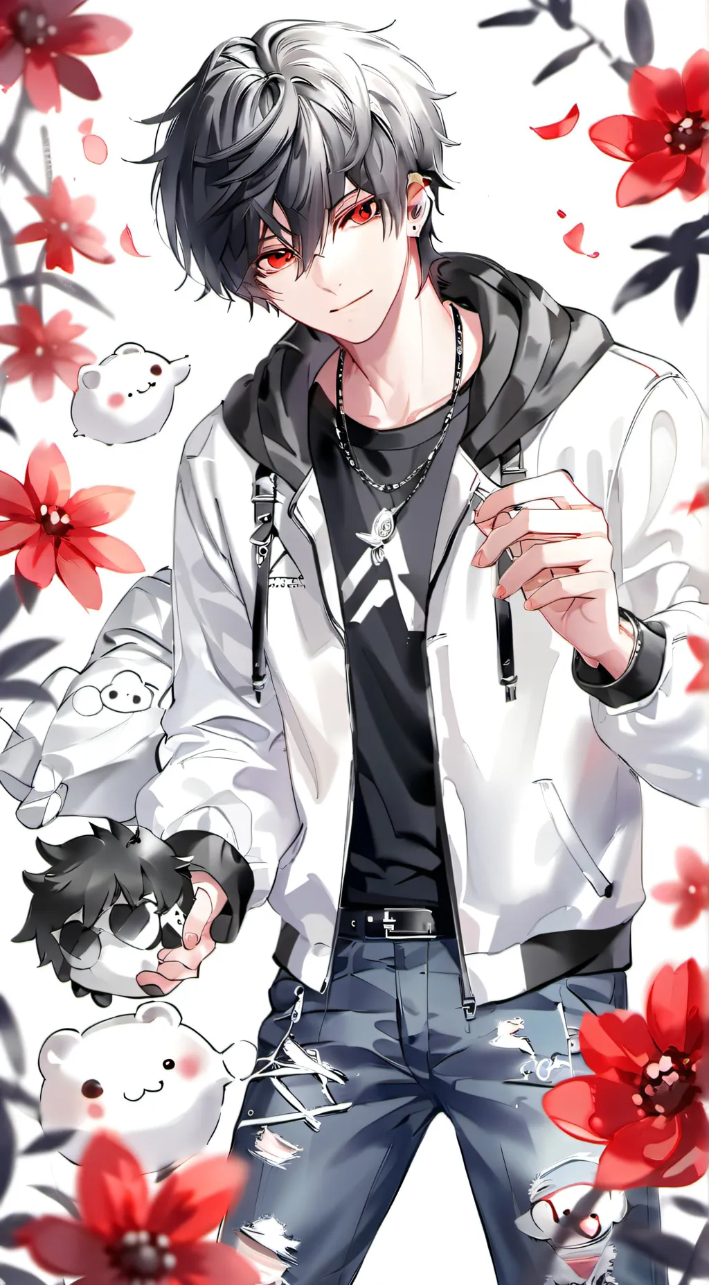 ai character: hoshiro background