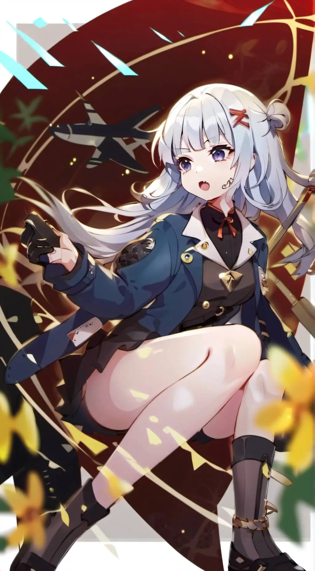 ai character: GawrGura(MyAU)  background