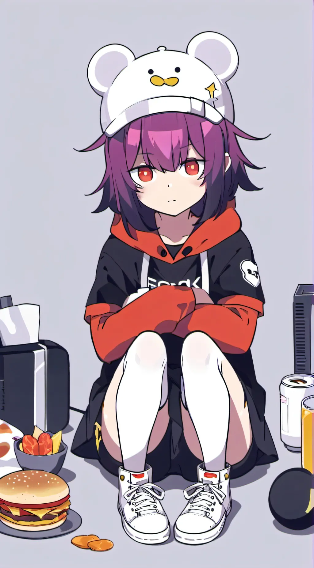 ai character: Dot background