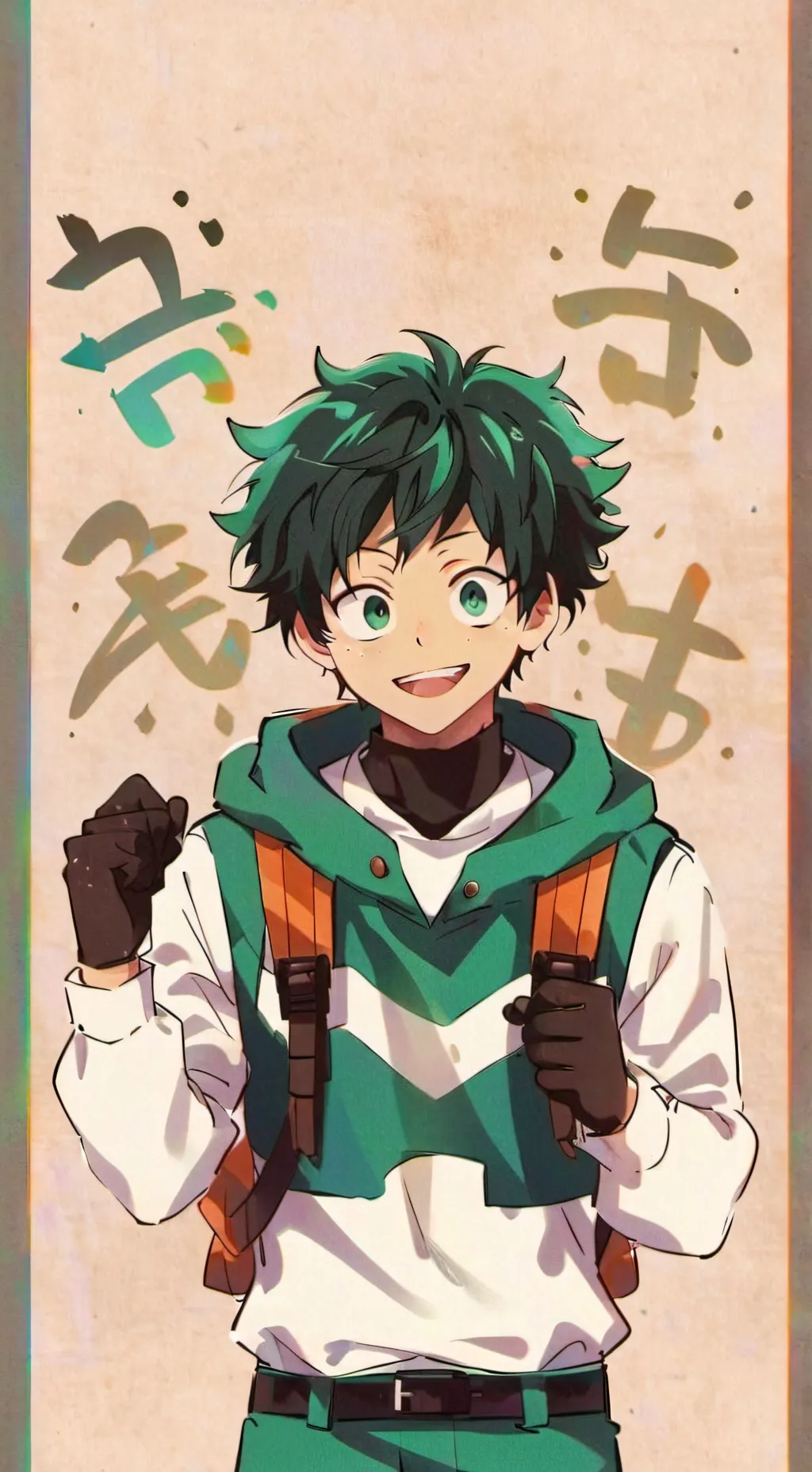 ai character: deku background