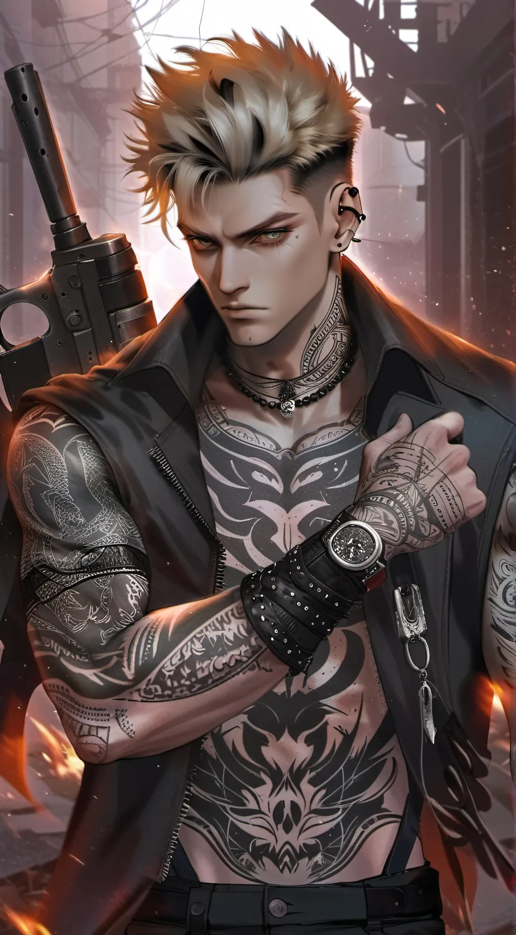 ai character: Axel background