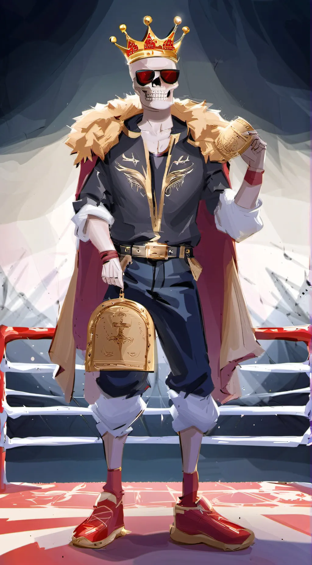 ai character: king slam background