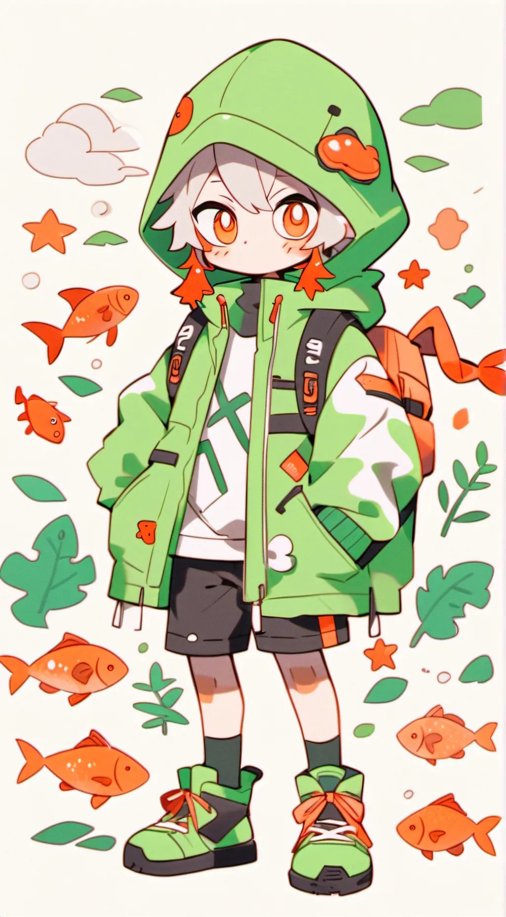 ai character: Darwin Watterson background
