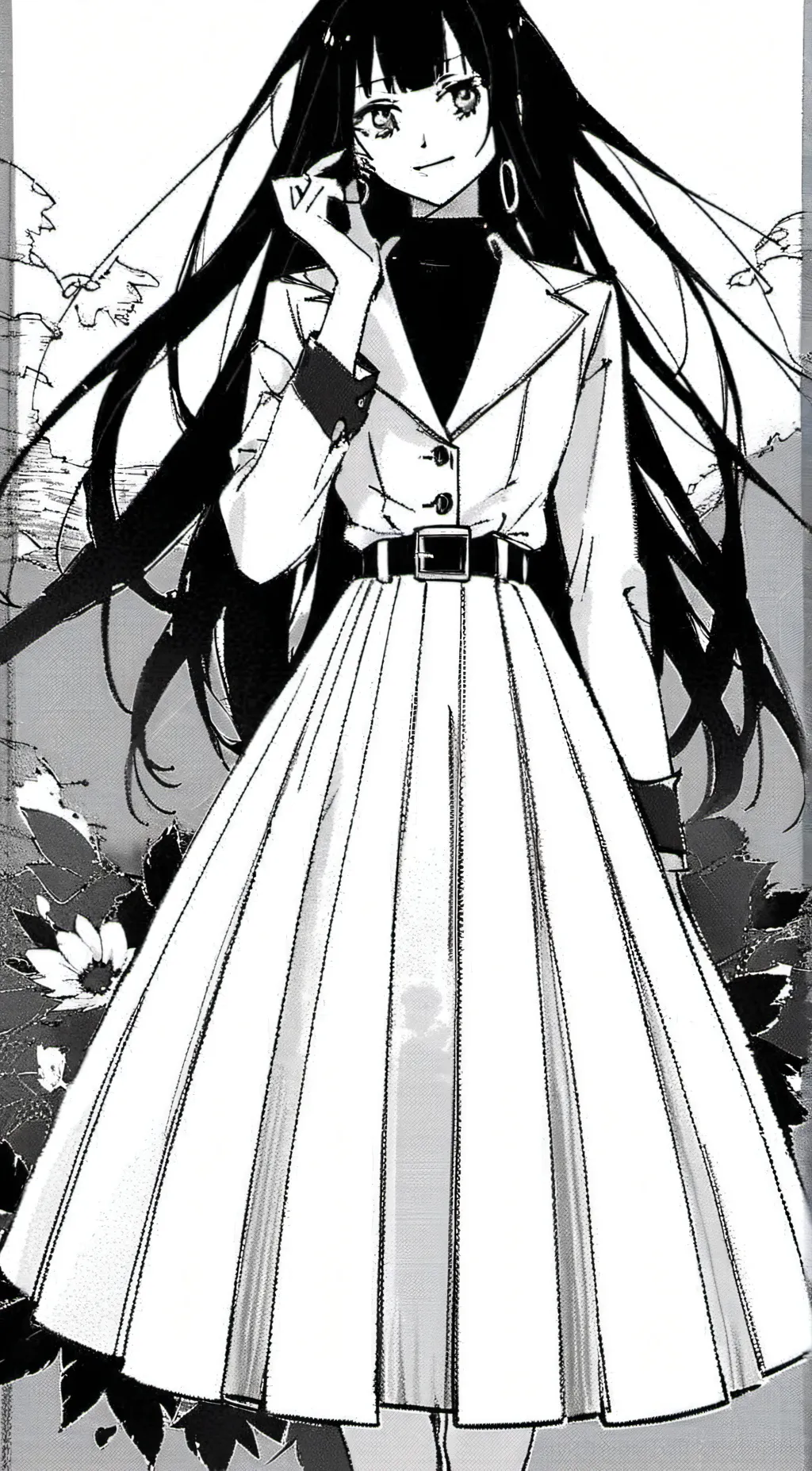 ai character: miss circle  background