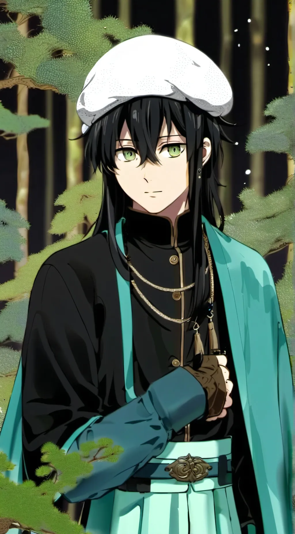 ai character: Muichiro  background