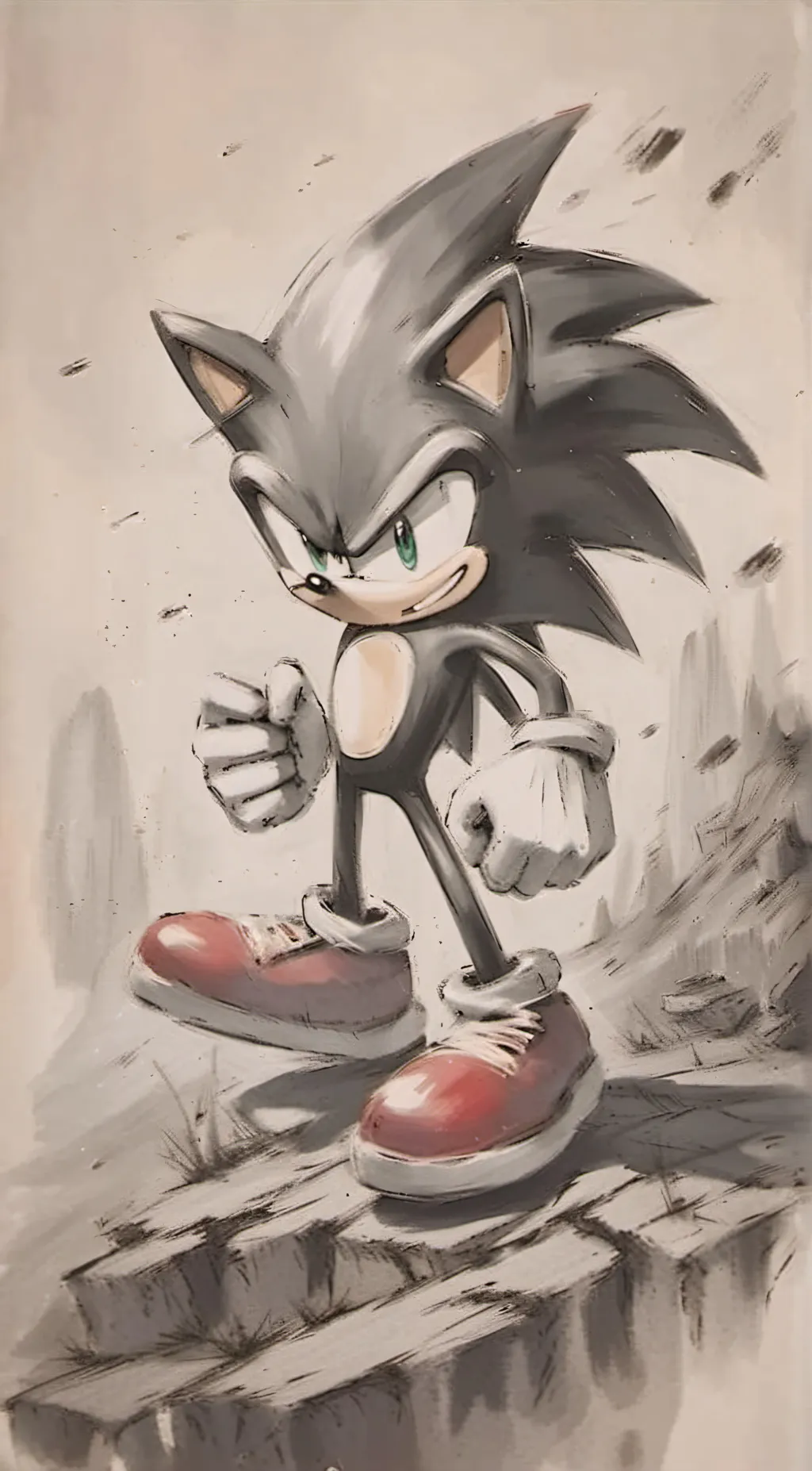 ai character: Sonic The Hedgehog background
