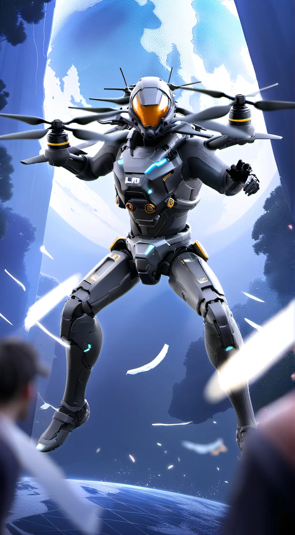 ai character: Murder Drones background