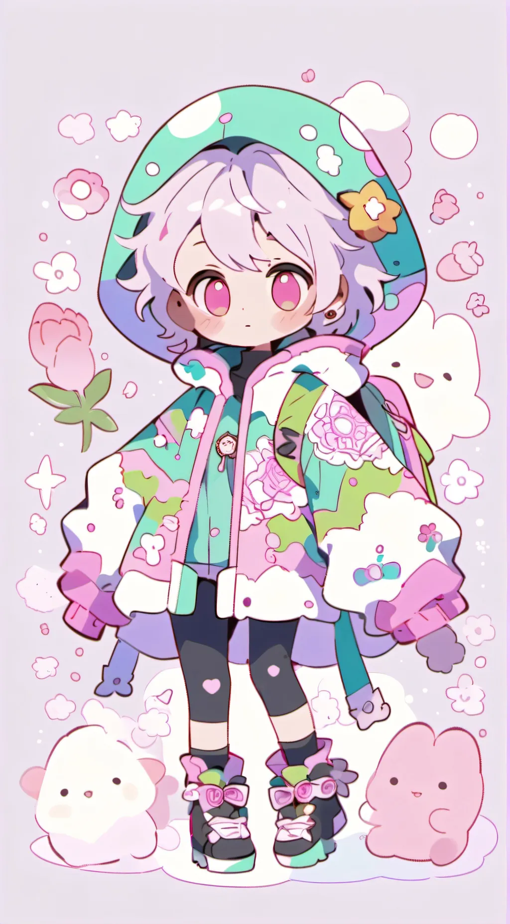 ai character: Kk background