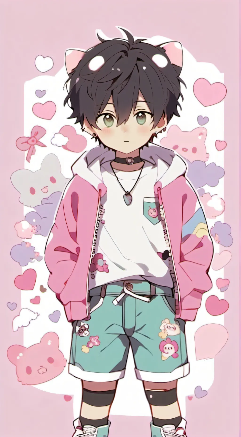 ai character: lucas  background