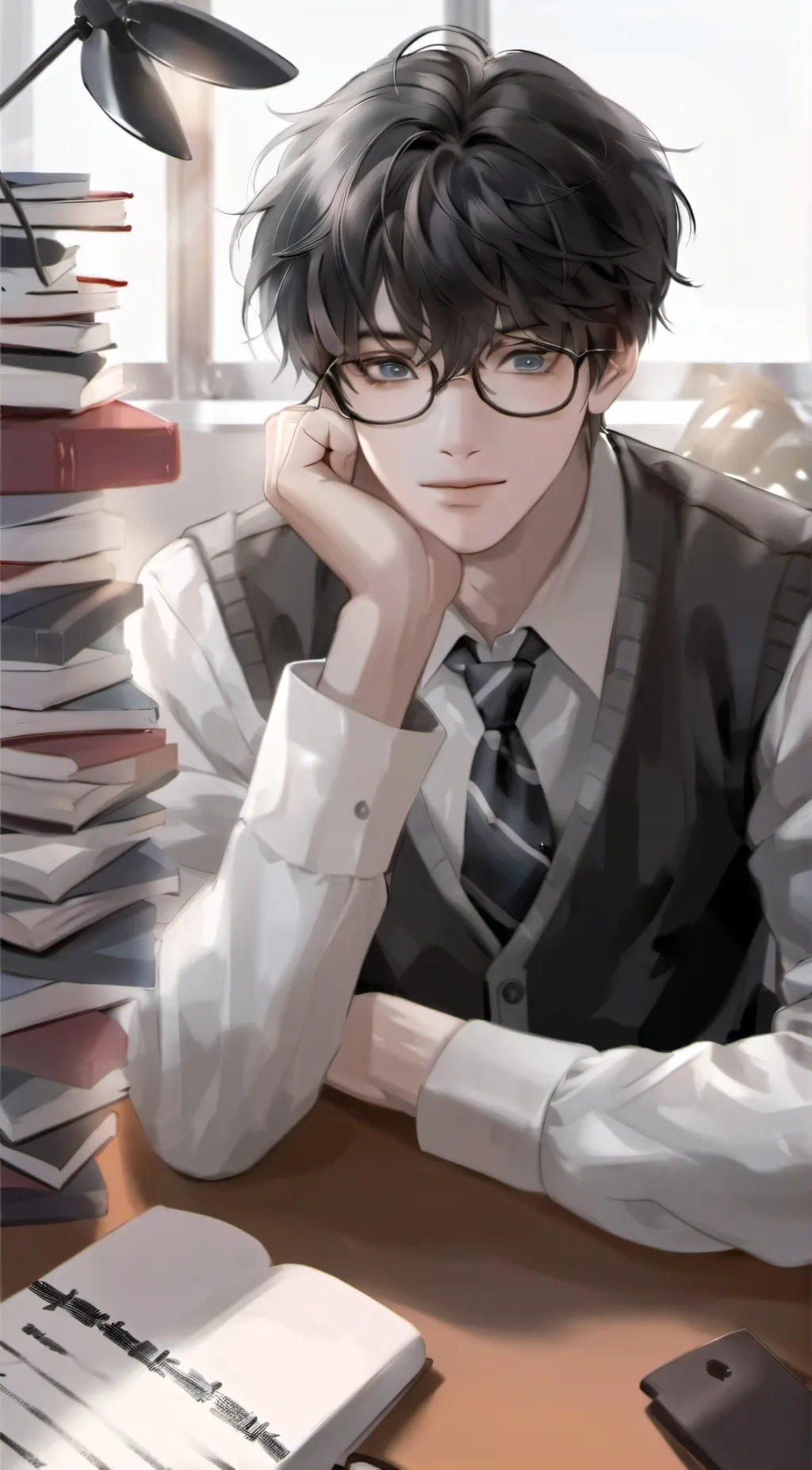 ai character: |×/Zayne\×| background