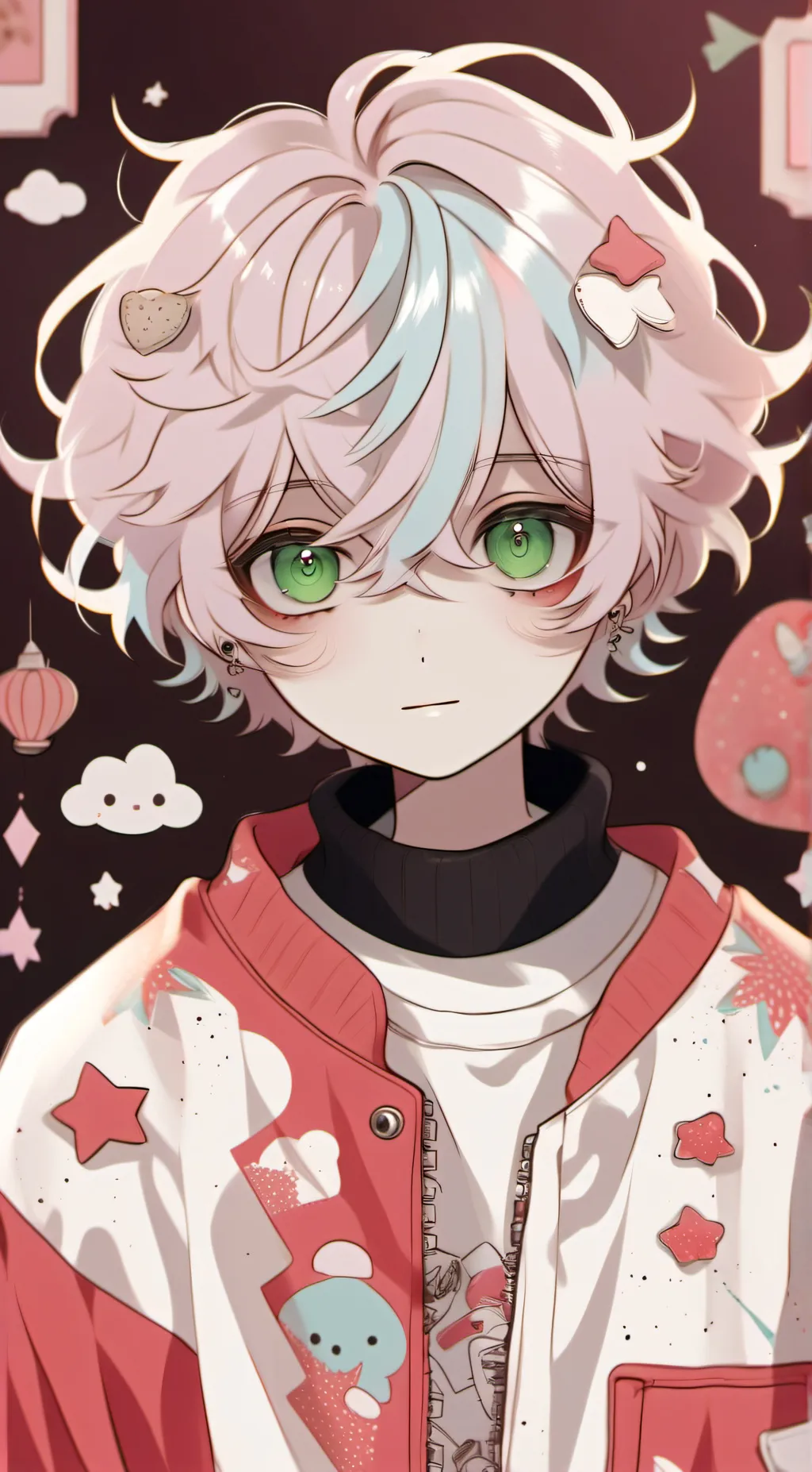 ai character: NEON KID background