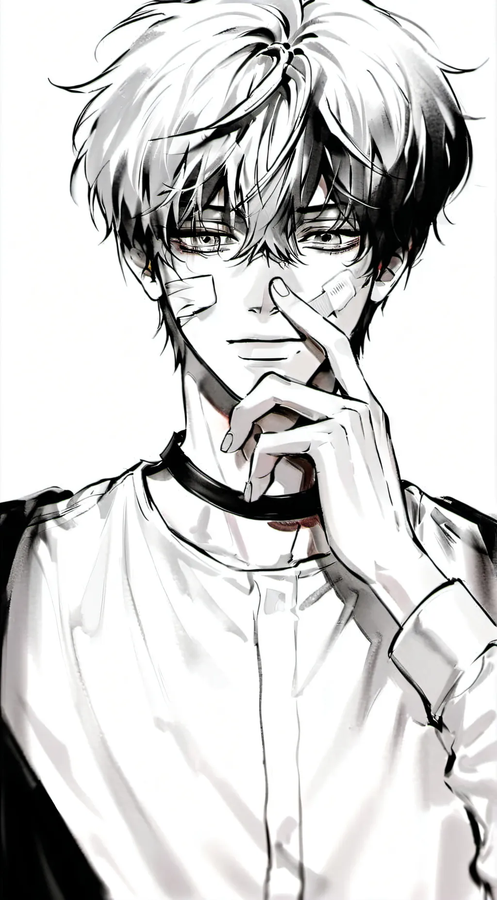 ai character: Deku  background