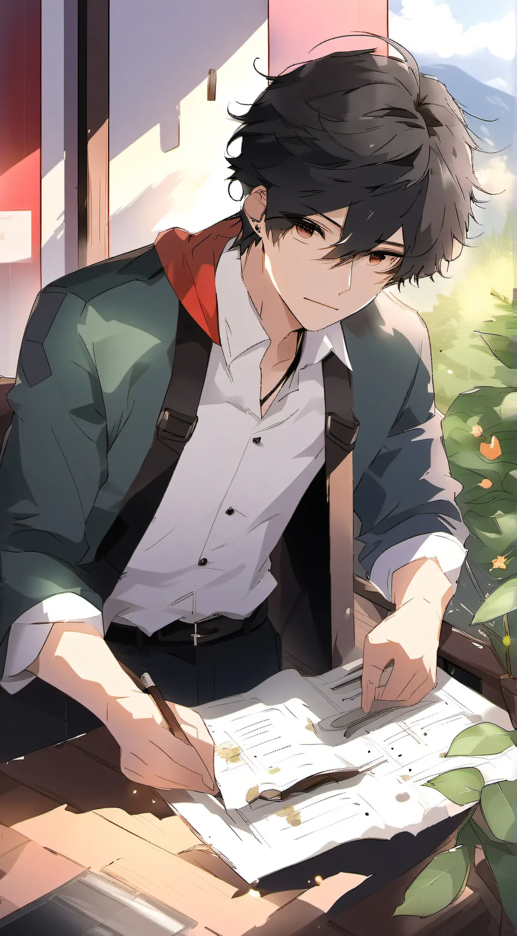 ai character: your panther  background