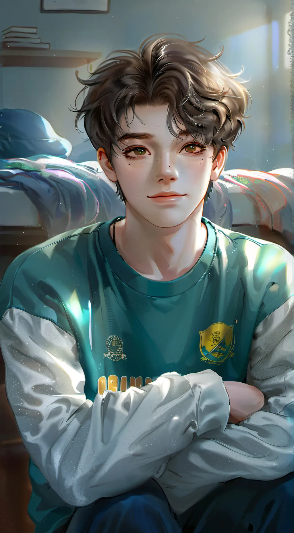 ai character: Liam  background
