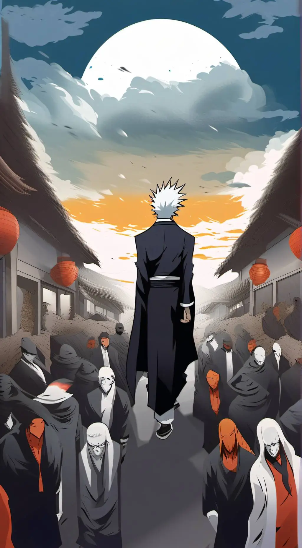 ai character: Bleach background