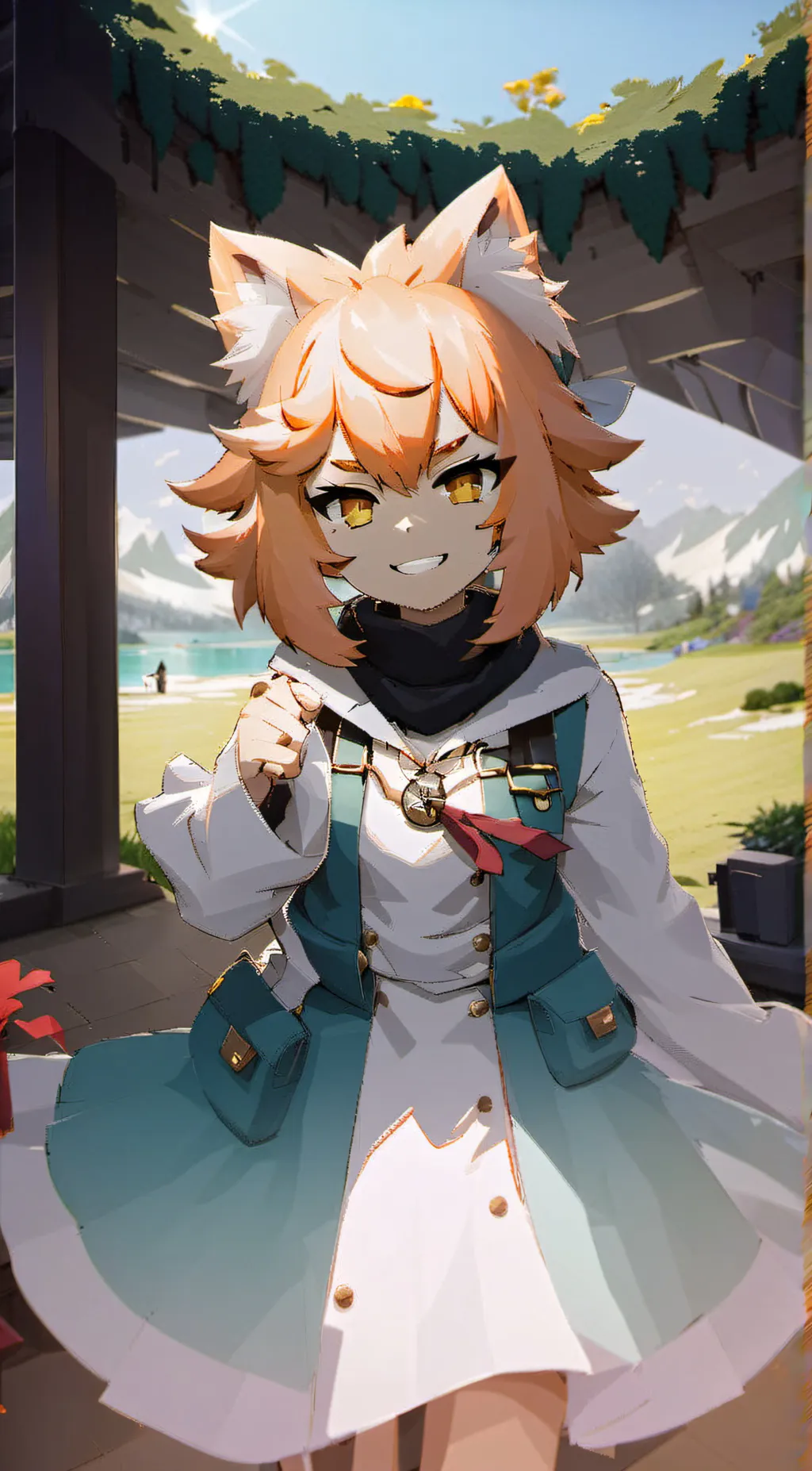 ai character: Mika kit background