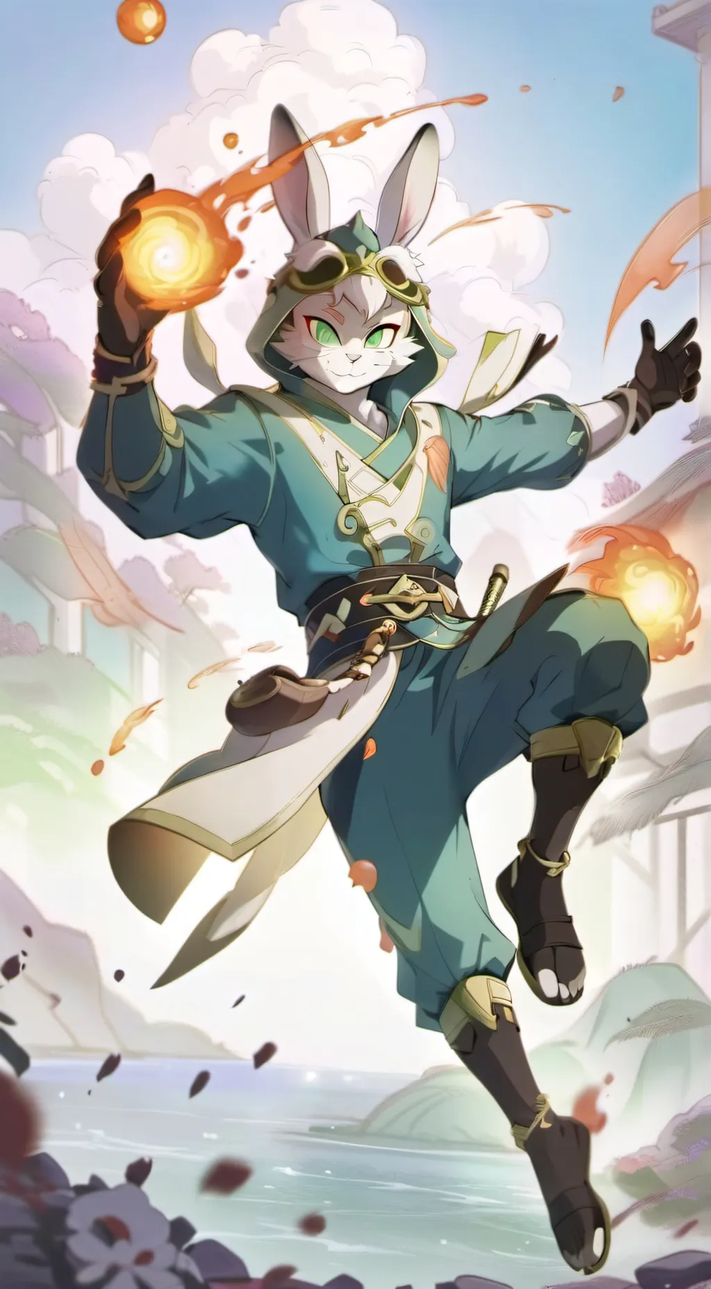 ai character: Burner background