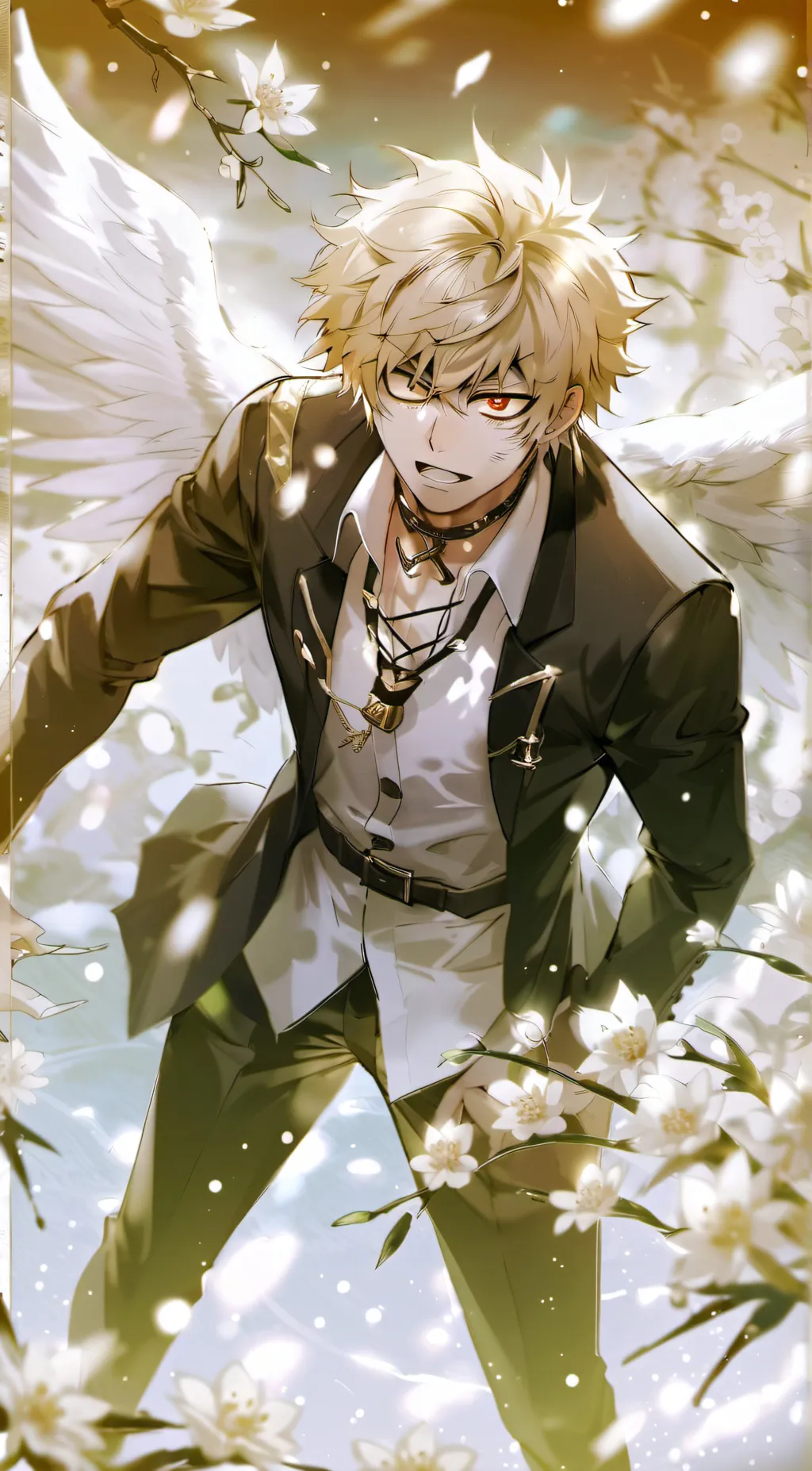 ai character: Bakugo background