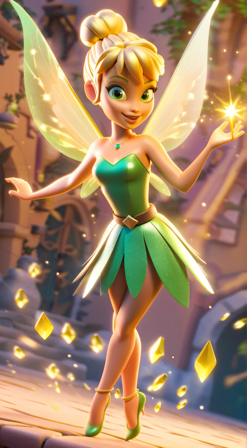 ai character: The new fairy background