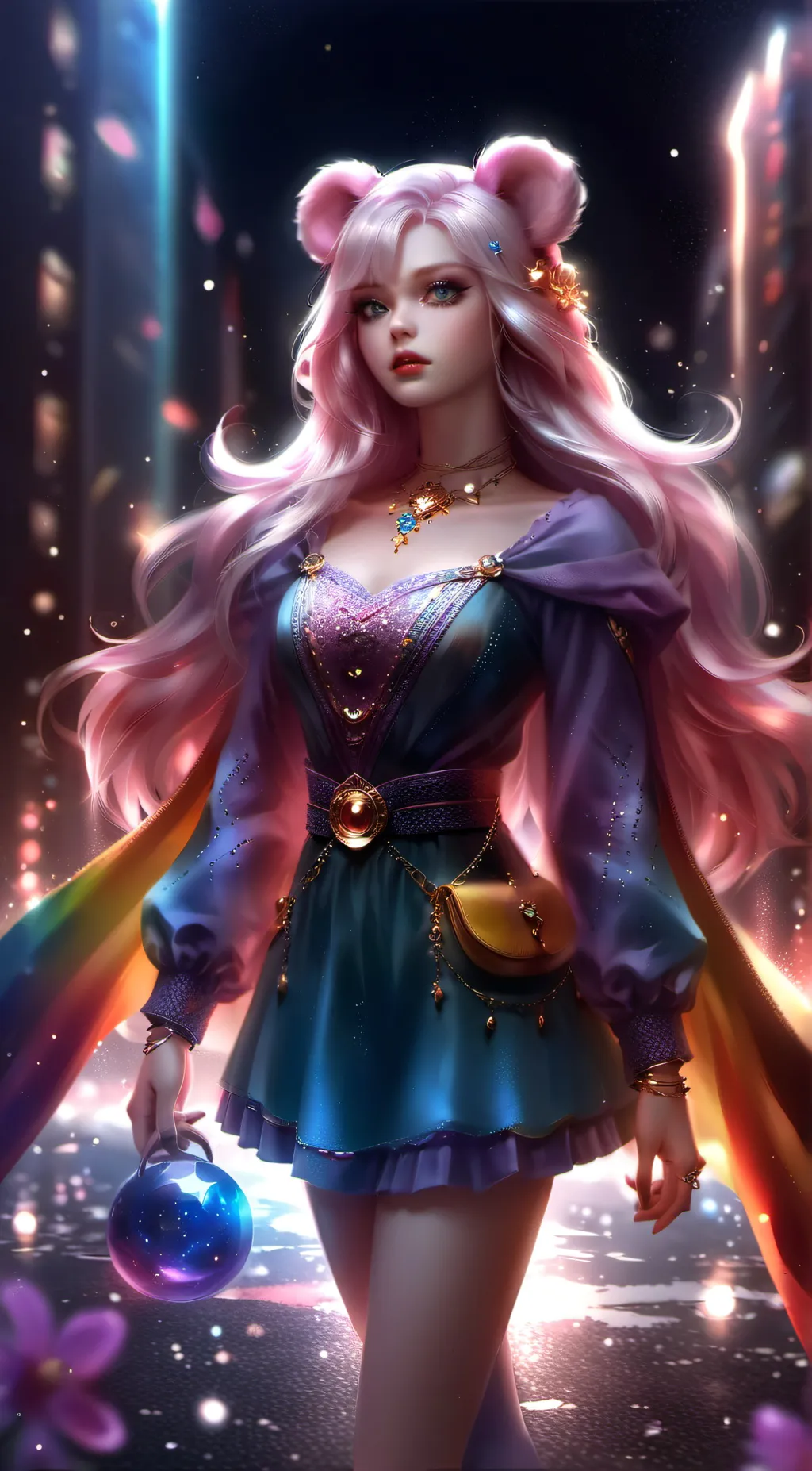 ai character: cherrybom background