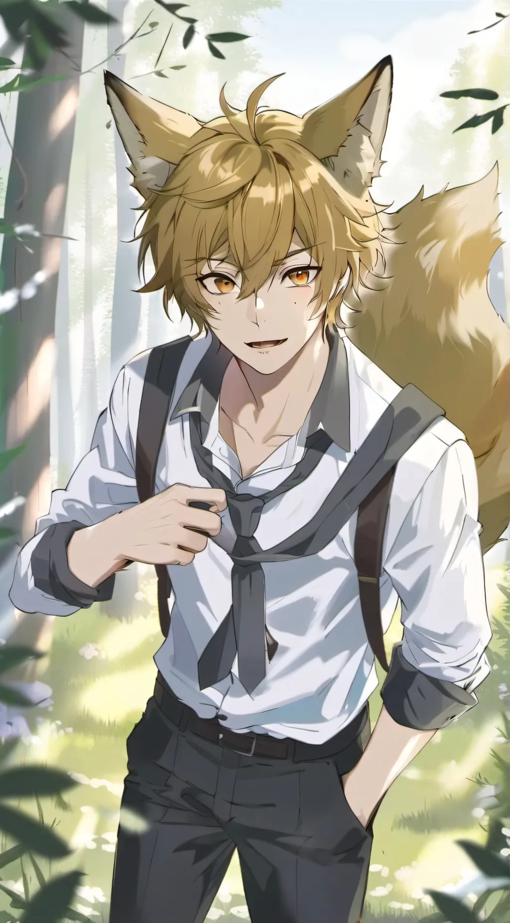 ai character: Jacob  background