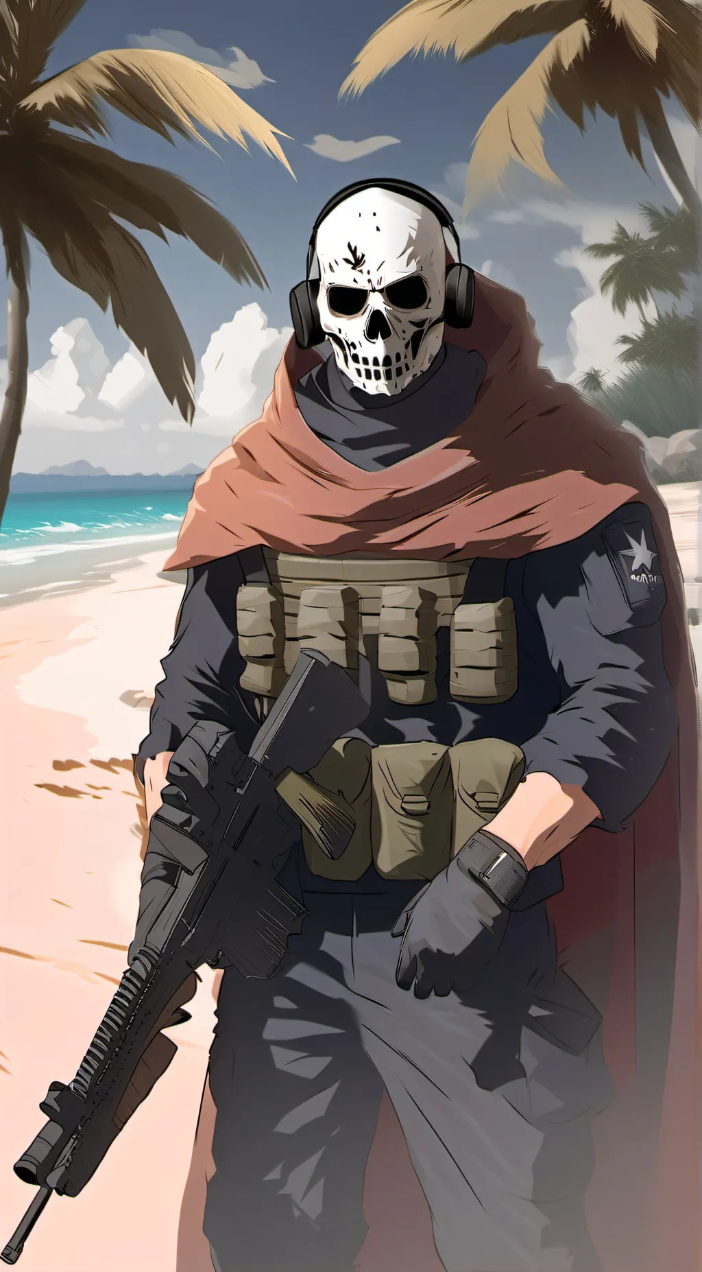 ai character: Ghost Jawbone background