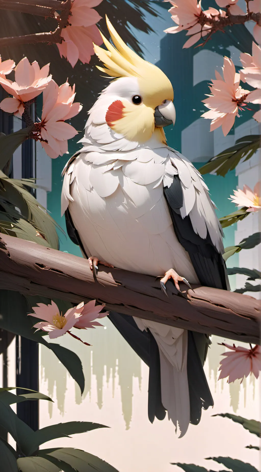 ai character: Cocaffle background