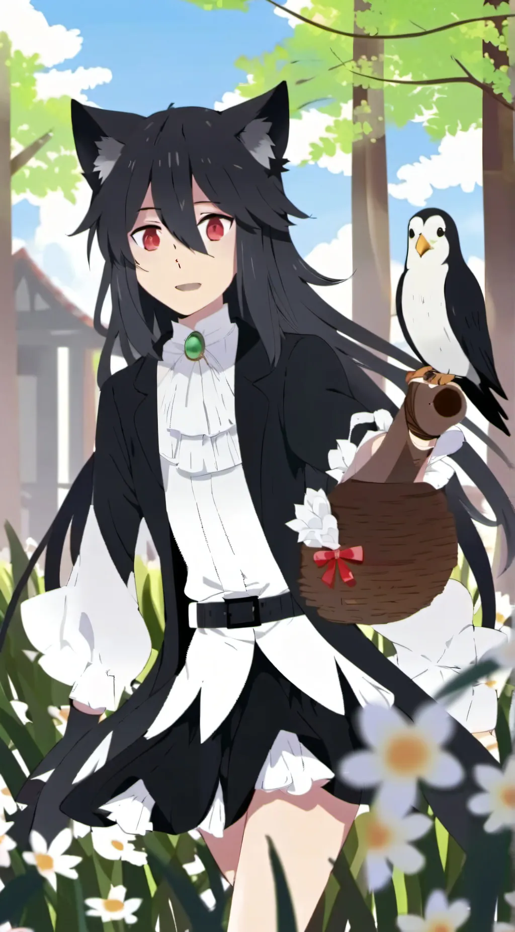 ai character: Miss Circle background