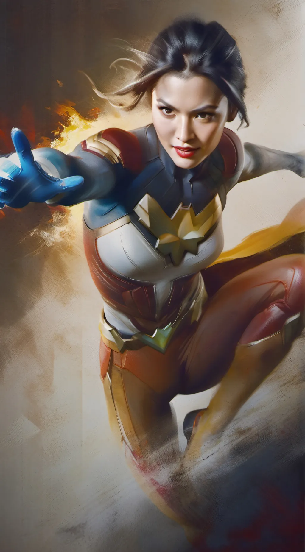 ai character: Avengers() background