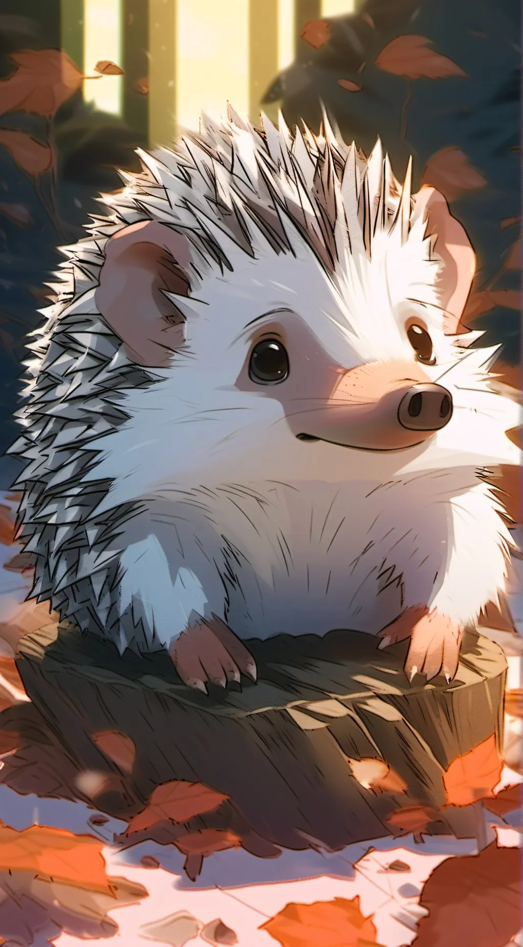 ai character: Hedgehog  background