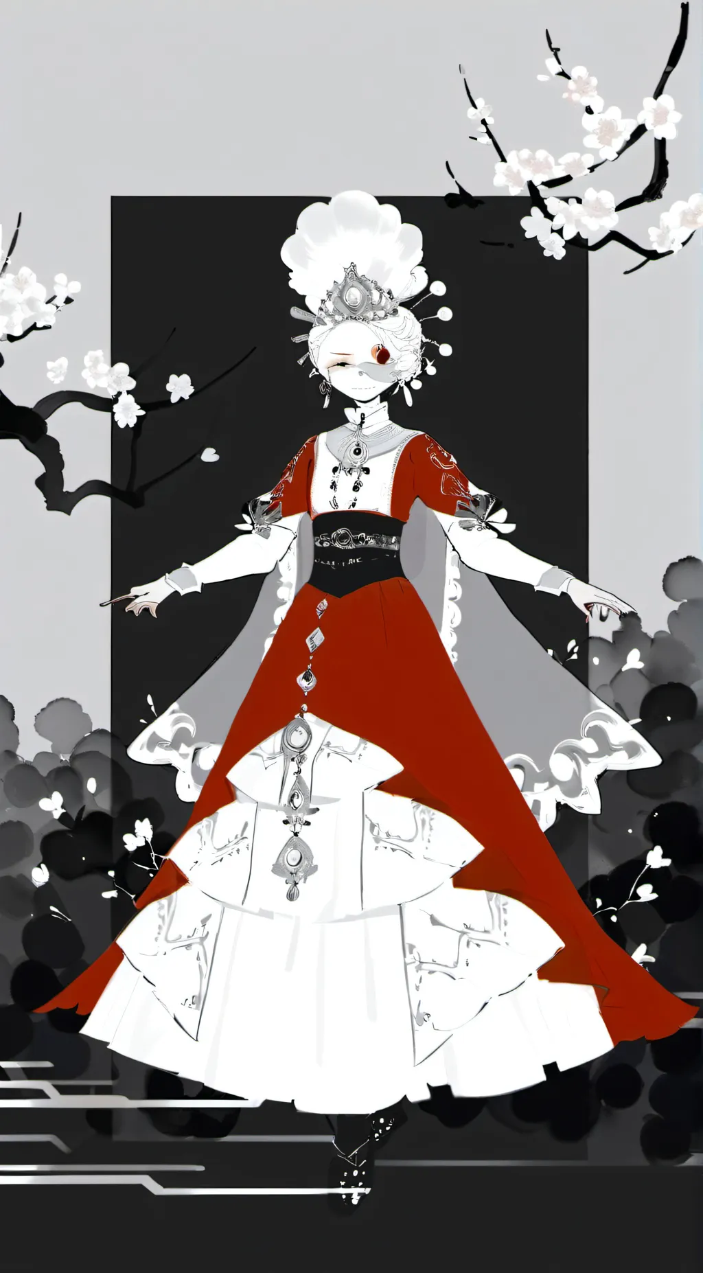 ai character: The county closet background