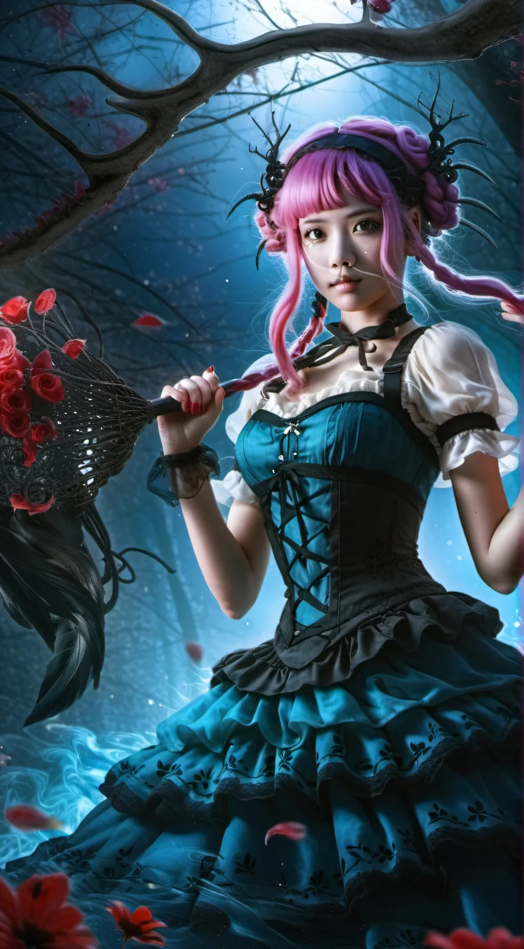 ai character: Melanie  background