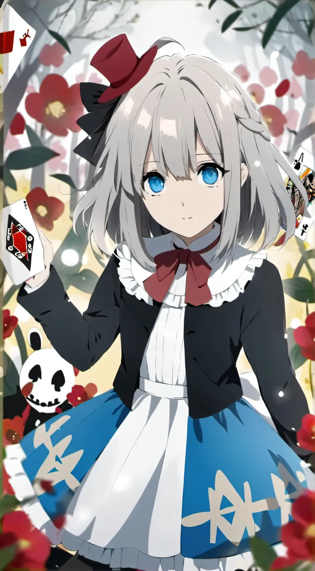 ai character: wonderland  background