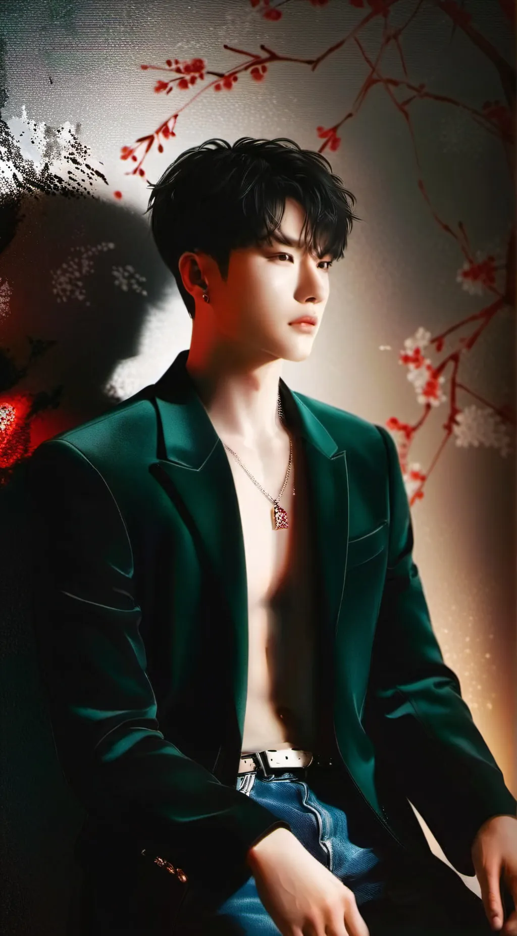ai character: SEO CHANGBIN  background