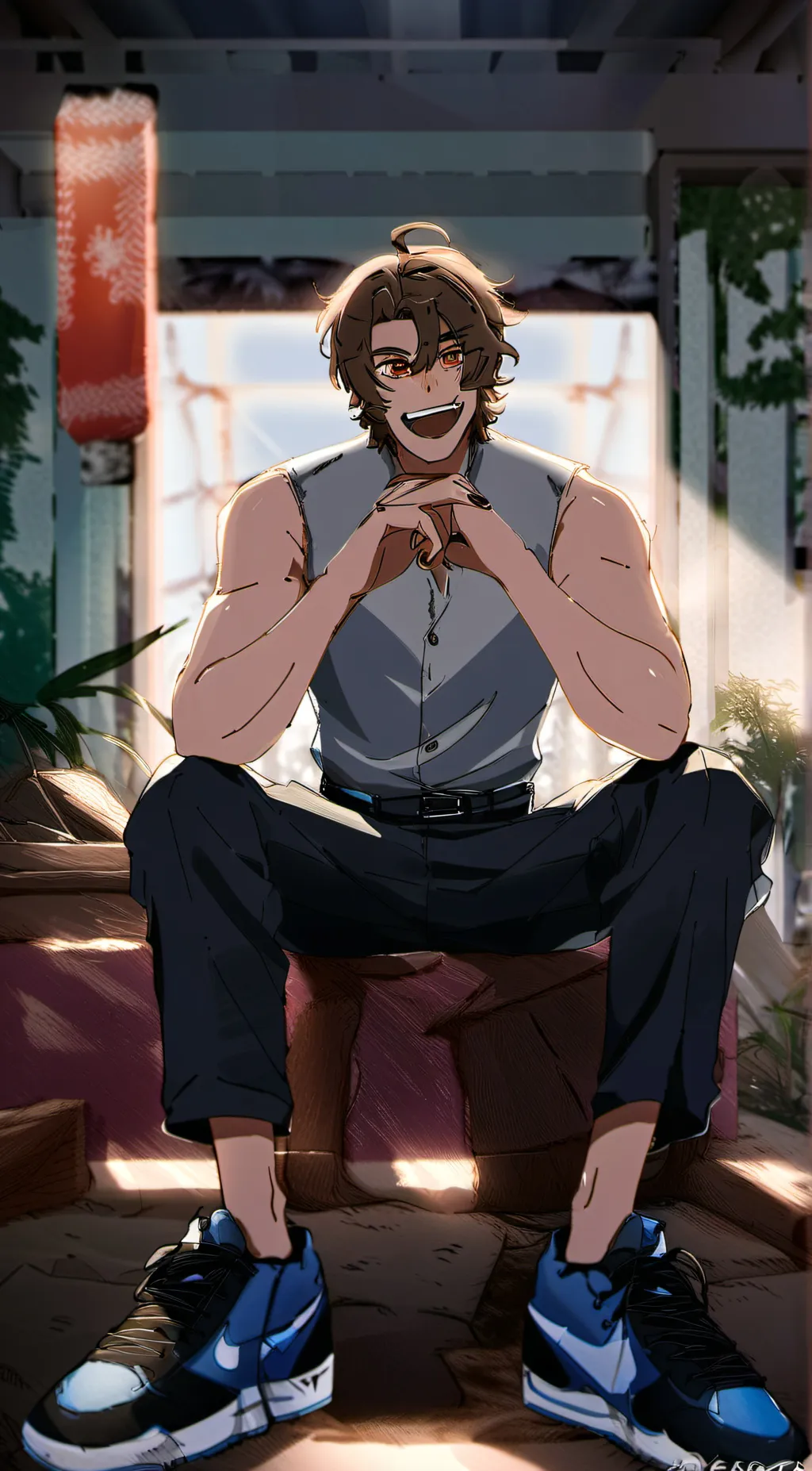 ai character: Saver Micheal background