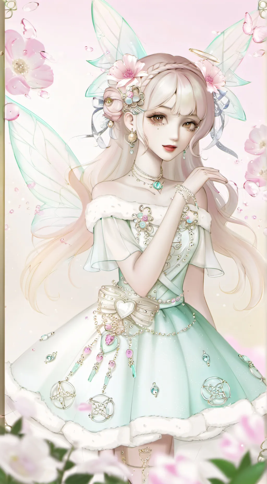 ai character: Bloom background