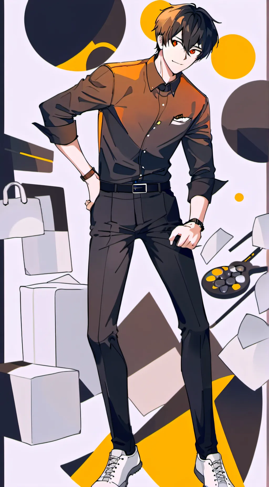 ai character: Taro Yamada background
