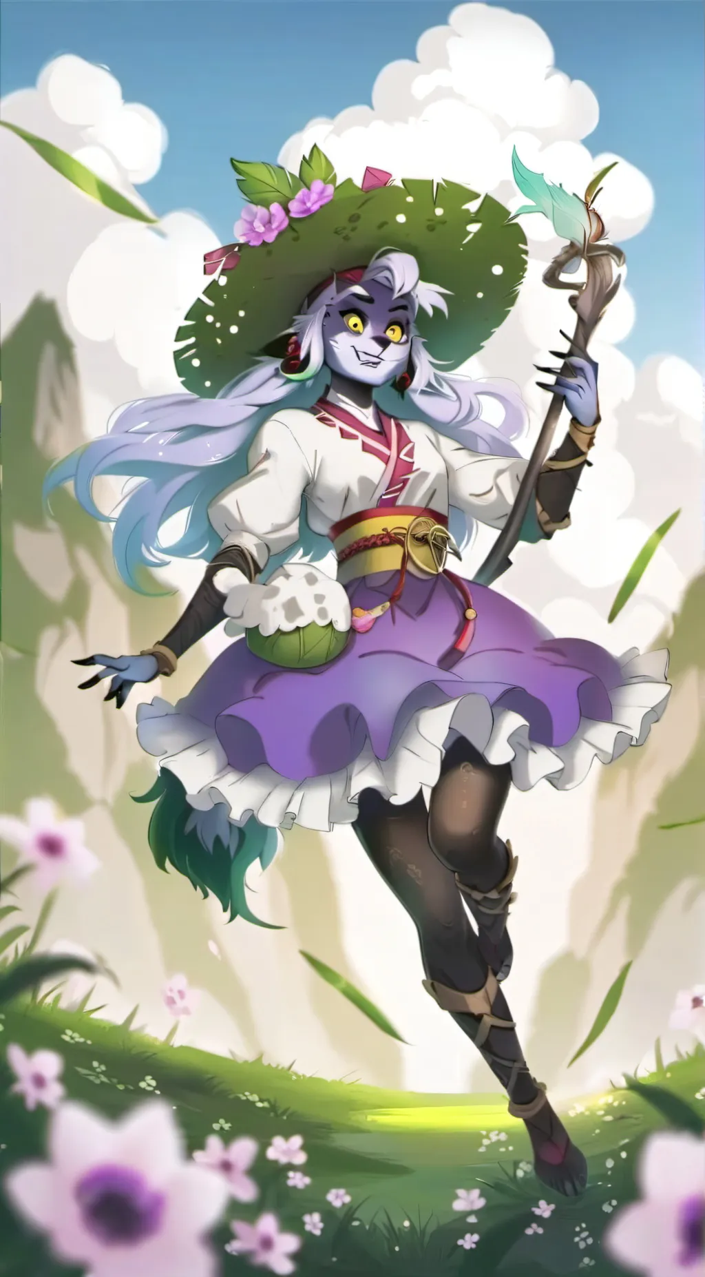 ai character: Roxanne wolf background