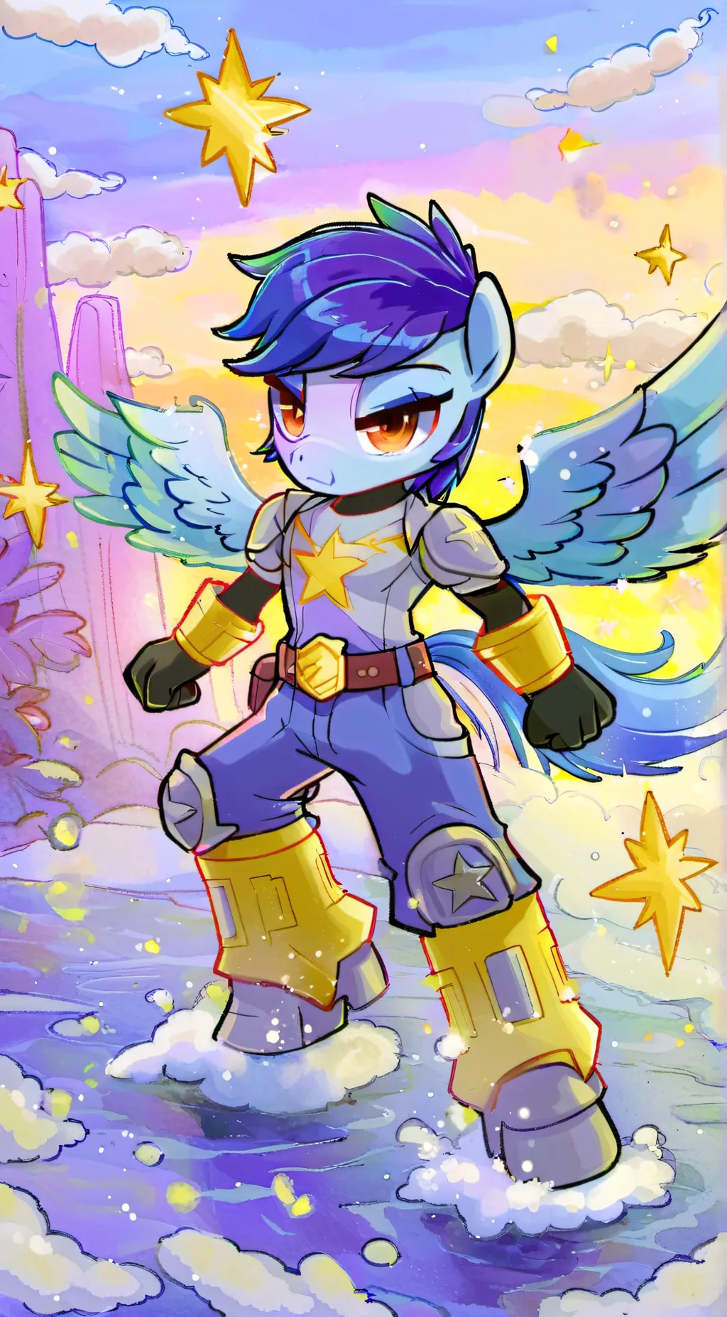 ai character: My little pony background