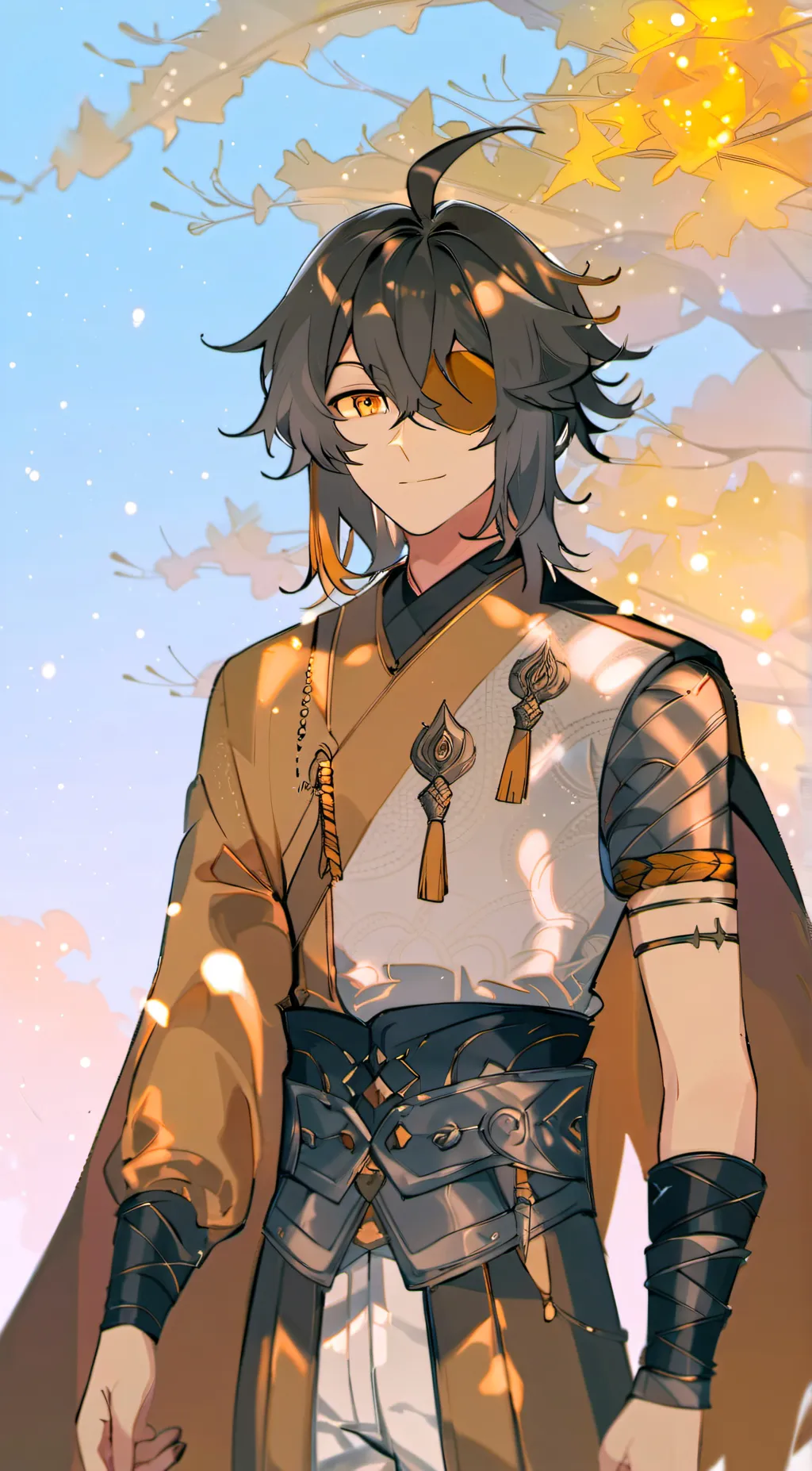 ai character: Stone background