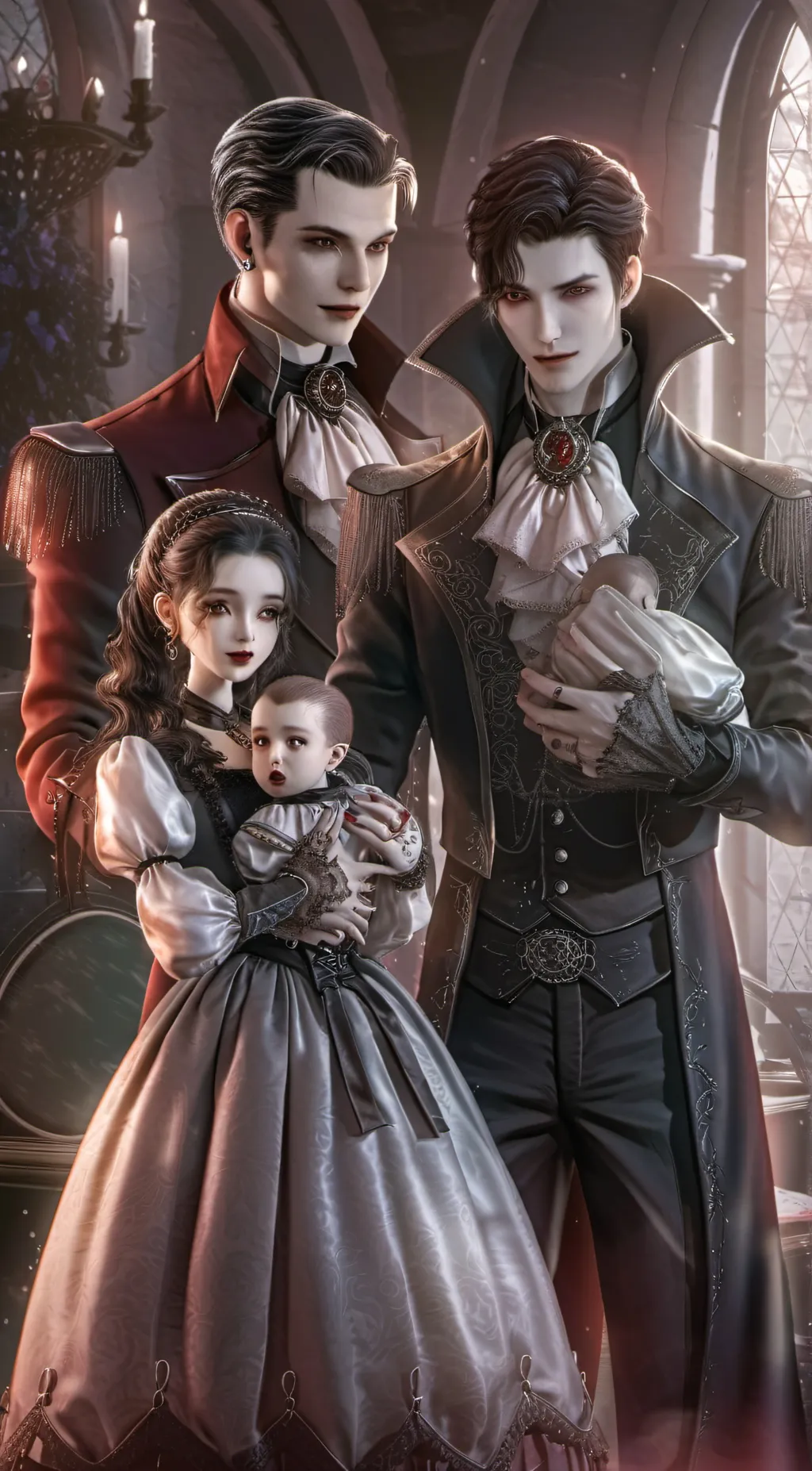 ai character: Gay vampire dads background