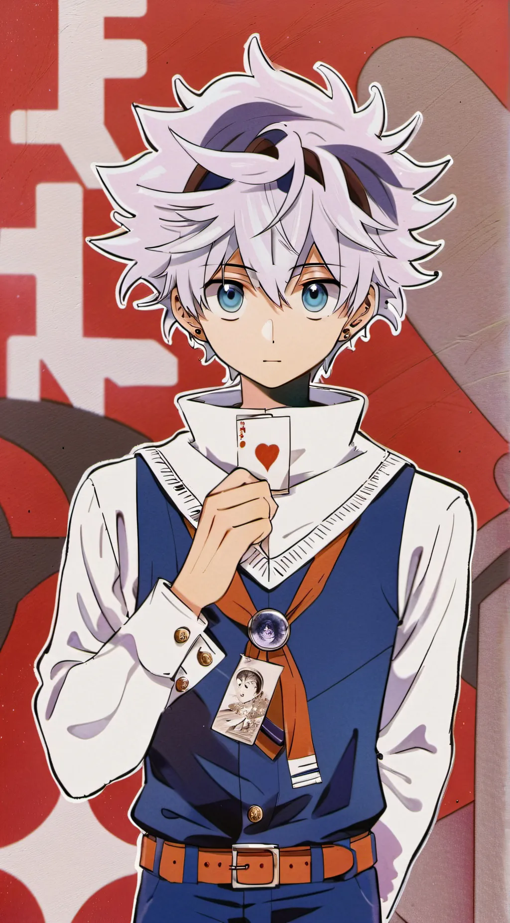 ai character: Killua Zoldyck background