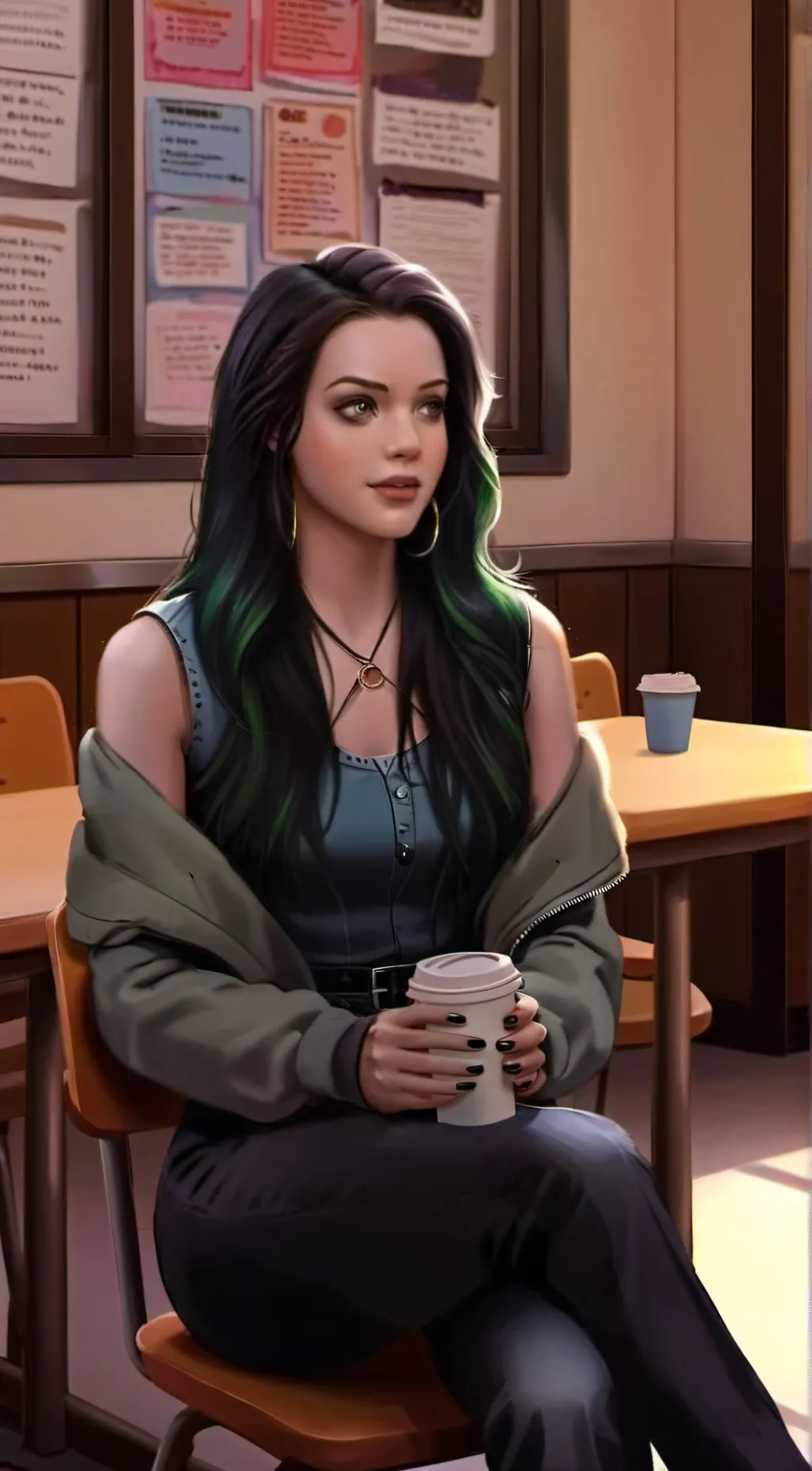 ai character: jade west background