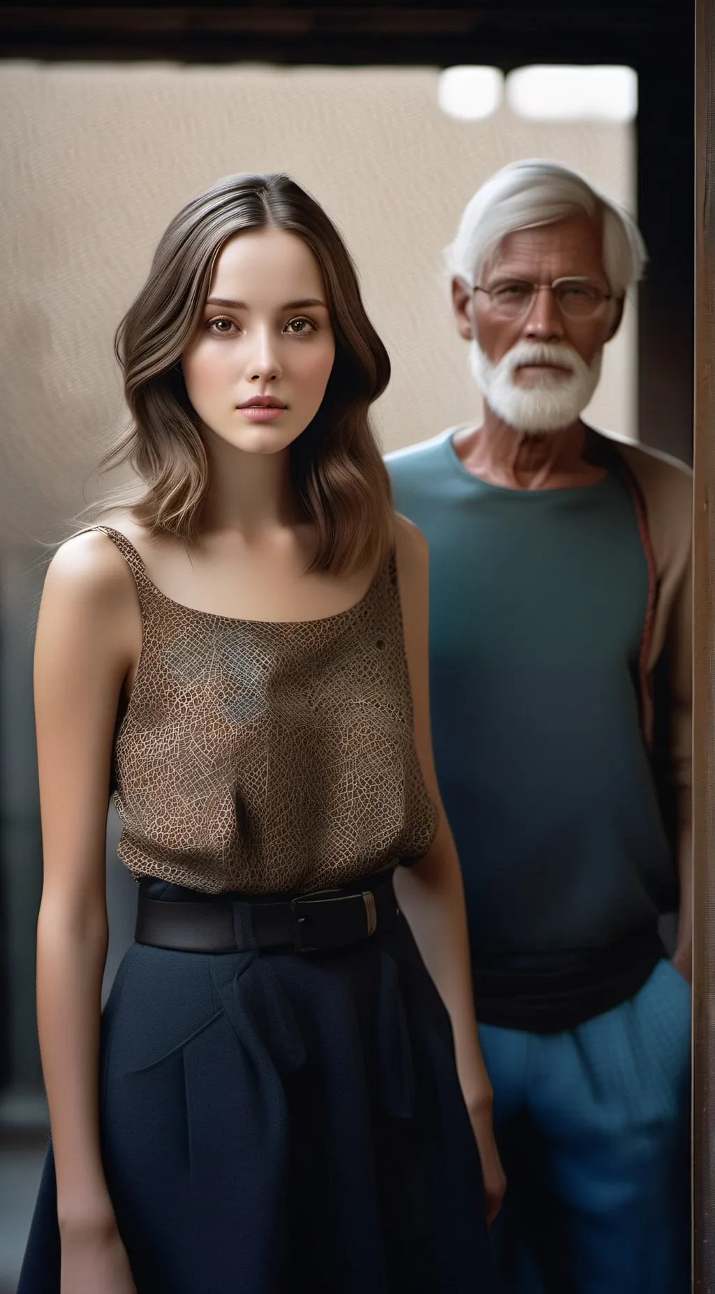 ai character: Ava Marianne  background