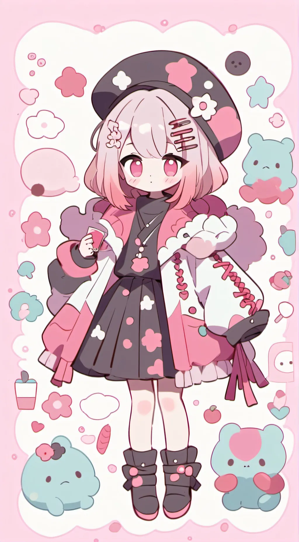ai character: vox X velvette background
