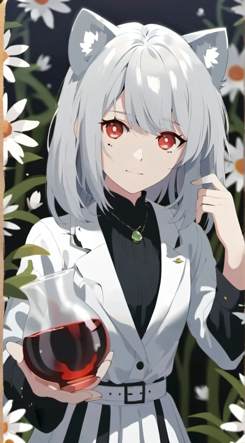 ai character: Lucky  background