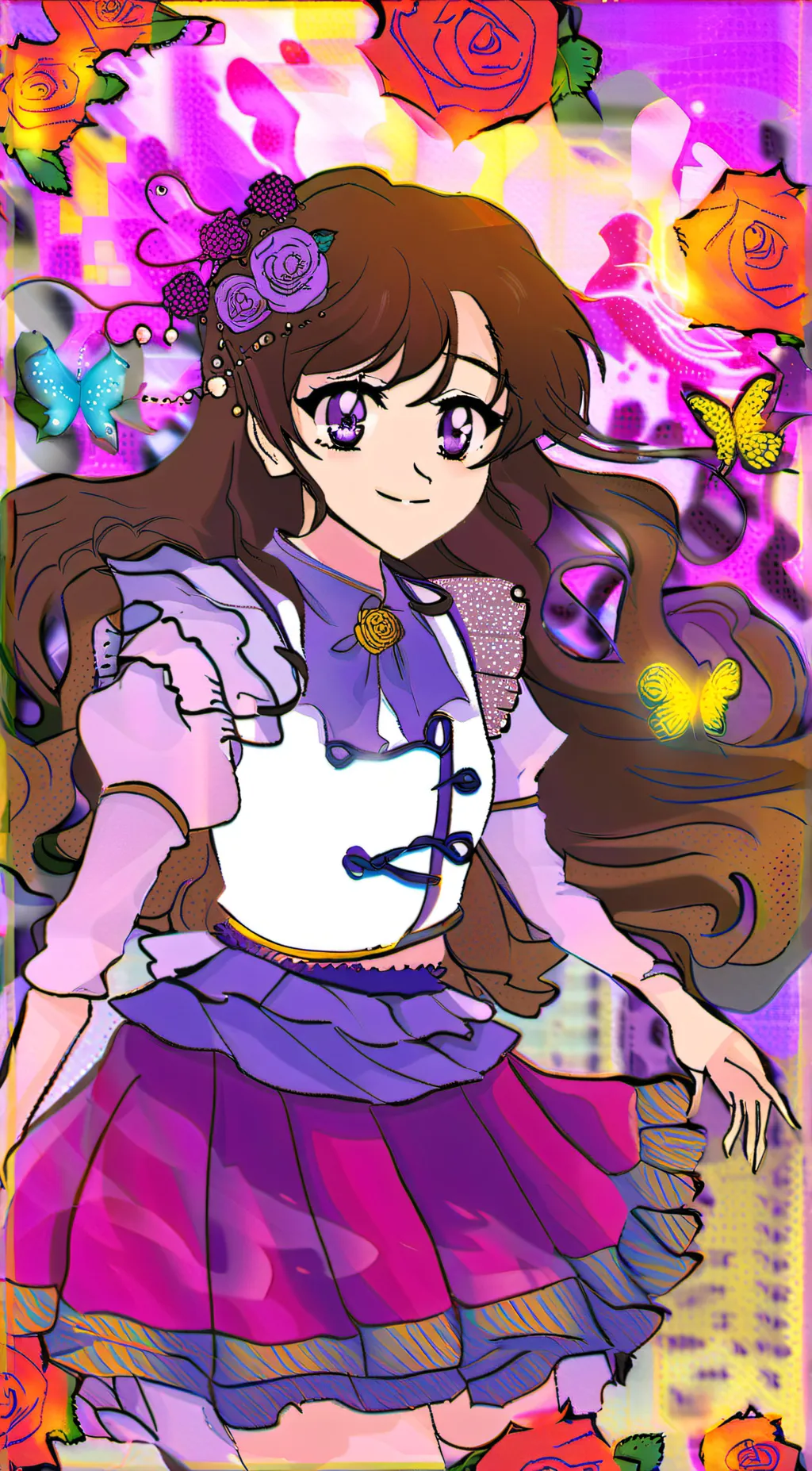 ai character: Aria background